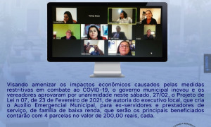 CÂMARA MUNICIPAL DE ARNEIROZ APROVA POR UNANIMIDADE AUXÍLIO EMERGENCIAL MUNICIPAL.