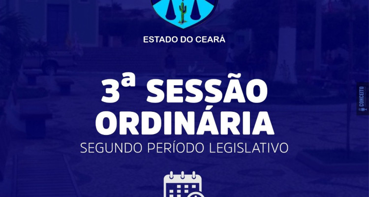 3ª Sessão Ordinária- 2° Período Legislativo 