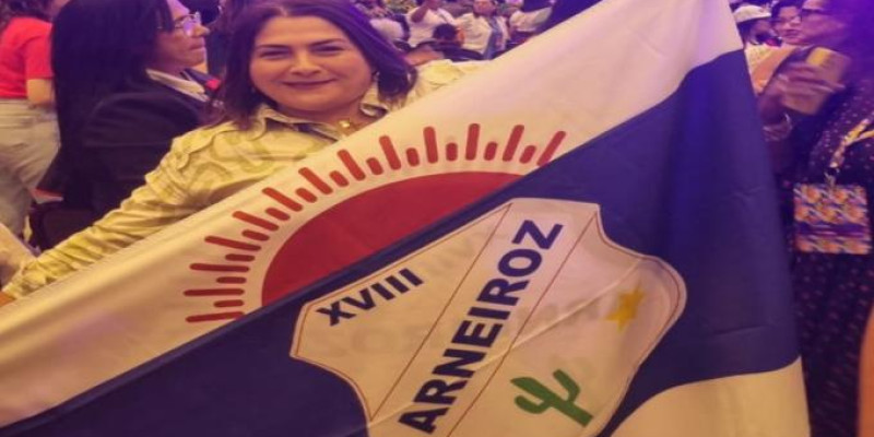 VEREADORA CARMELITA LAURA REPRESENTA ARNEIROZ NA CONFERÊNCIA NACIONAL DE POLÍTICAS PARA AS MULHERES EM BRASÍLIA