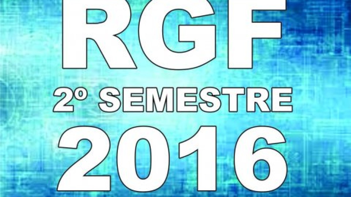 RGF 2º Semestre 2016