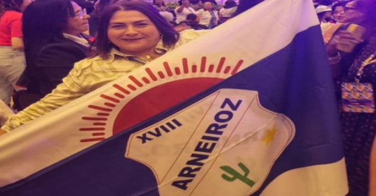 VEREADORA CARMELITA LAURA REPRESENTA ARNEIROZ NA CONFERÊNCIA NACIONAL DE POLÍTICAS PARA AS MULHERES EM BRASÍLIA