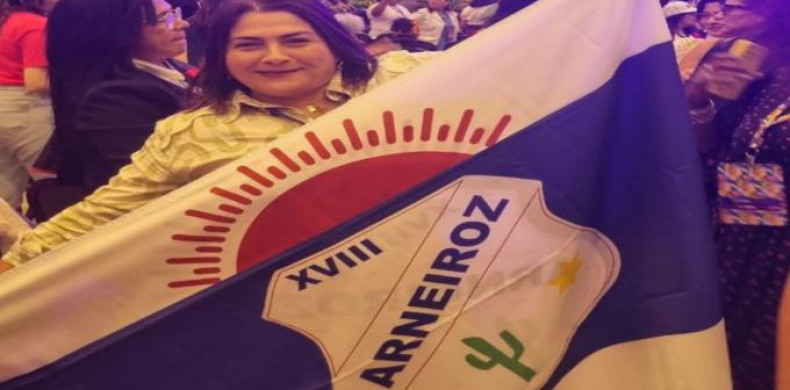 VEREADORA CARMELITA LAURA REPRESENTA ARNEIROZ NA CONFERÊNCIA NACIONAL DE POLÍTICAS PARA AS MULHERES EM BRASÍLIA